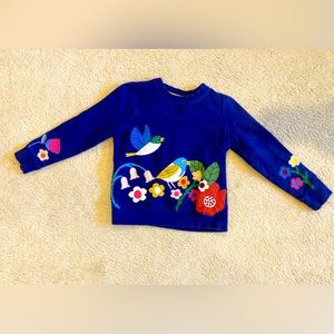 Mini Biden size 8 appliqué sweatshirt